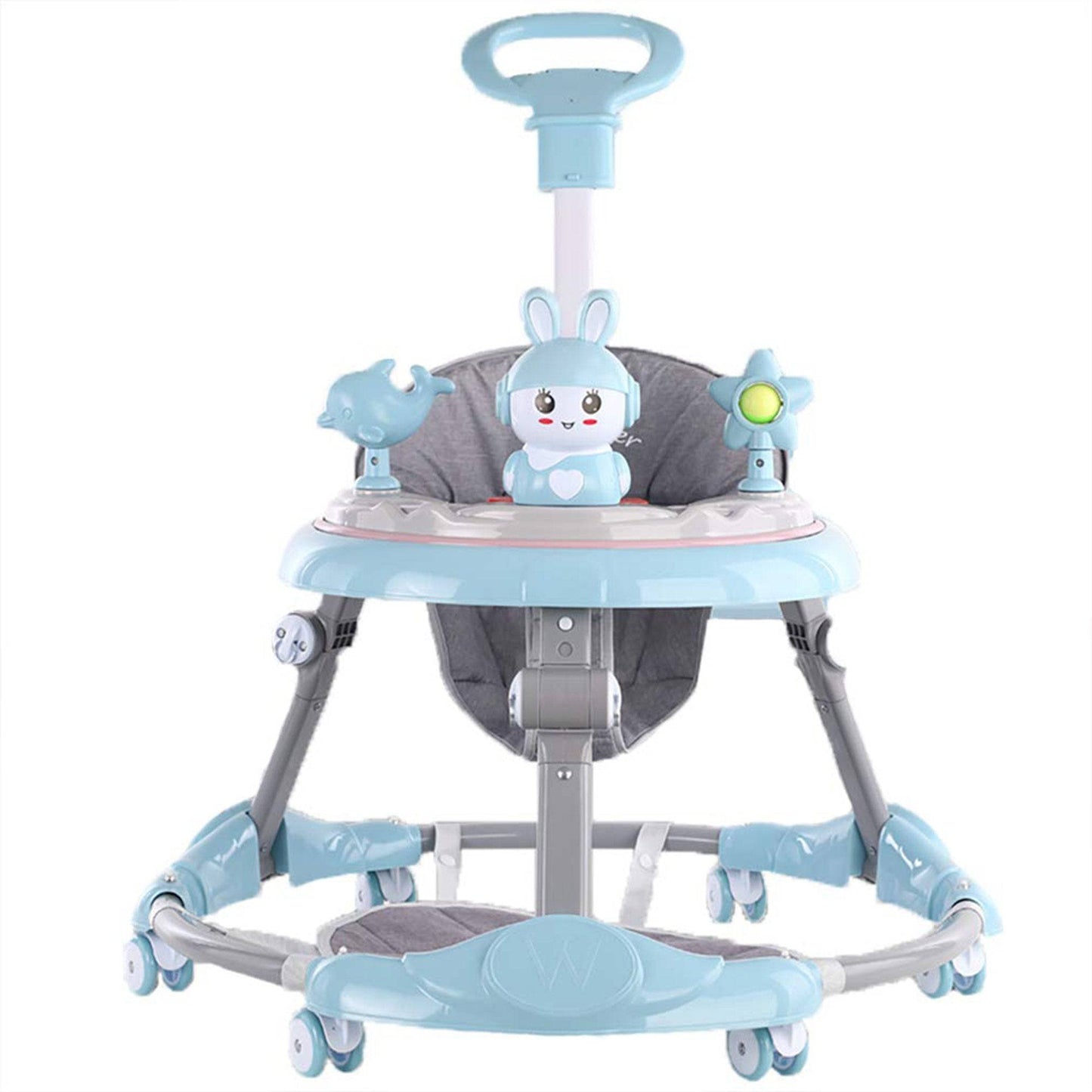 COOLBABY A136D Baby walker multifunctional anti-rollover anti-O leg can sit folding - COOL BABY