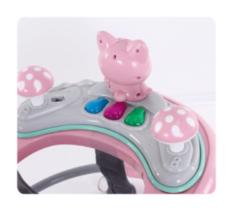 COOLBABY A136D Baby walker multifunctional anti-rollover anti-O leg can sit folding - COOL BABY