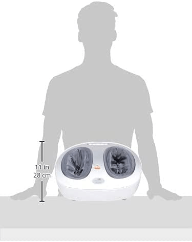 COOLBABY Air Pressure Foot Massager With Heating Therapy, Shiatsu Deep Kneading , Foot Pain - COOLBABY