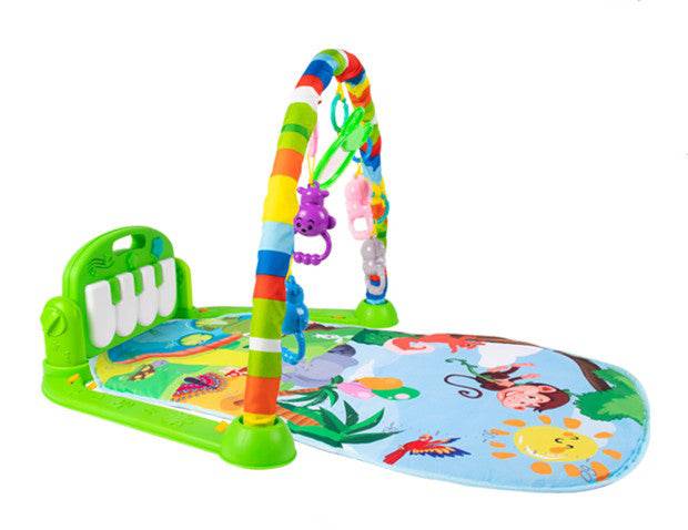 COOLBABY Baby Play Mat Large Play Learn Infant Gym Toys Piano Activity Baby Kick - COOL BABY