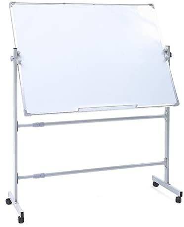 COOLBABY BAIBAN90 Mobile Dry Erase White Board Metal castors 90 x 120 cm (Double-sided,white and green) - COOLBABY