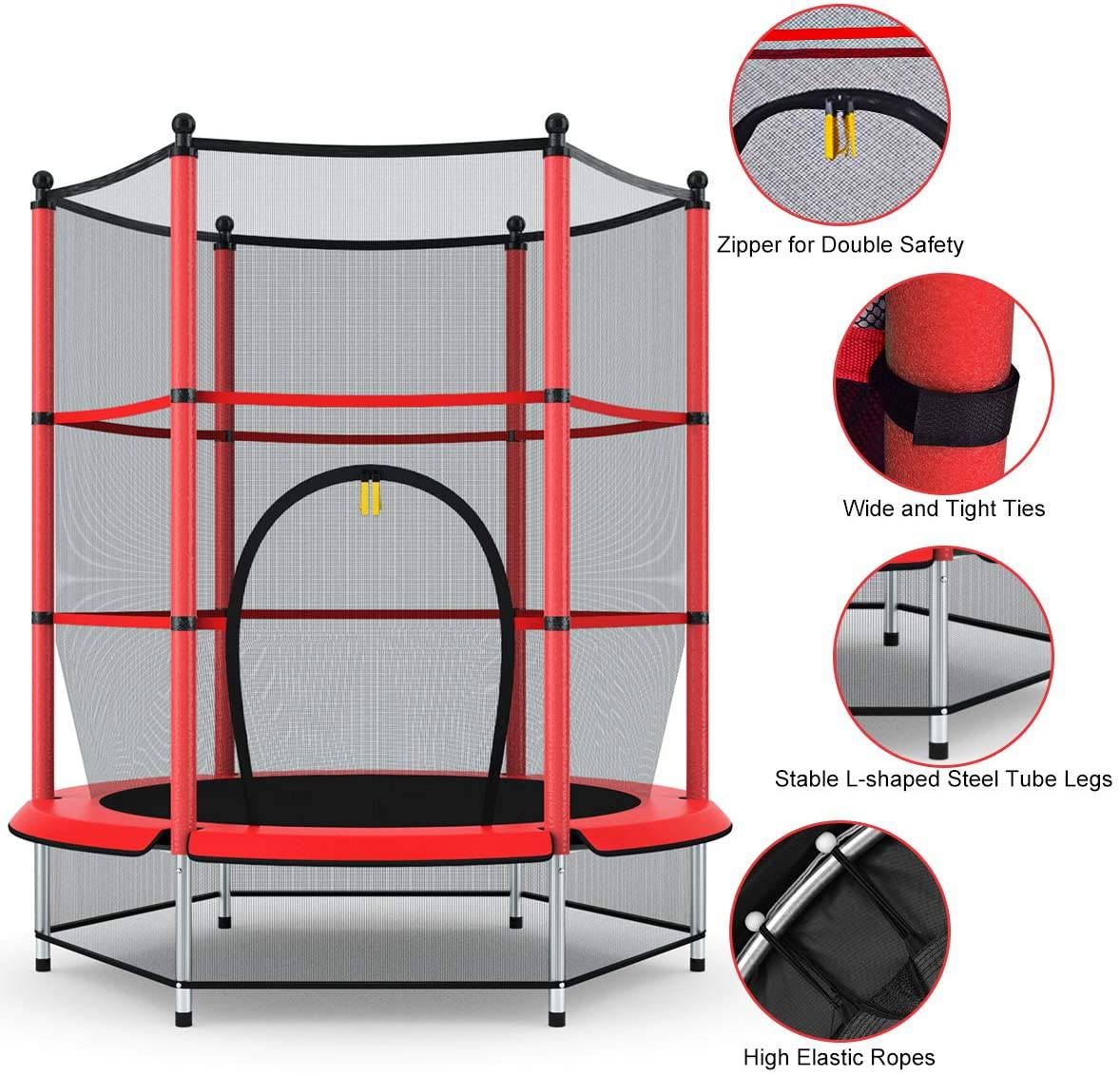 COOLBABY BBC02 5 FT Kids Trampoline - COOL BABY