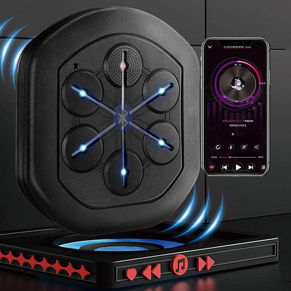 COOLBABY Boxing Machine, Connect to Bluetooth Smart Music Boxing Machine with 2 Pairs of Boxing Gloves - COOLBABY
