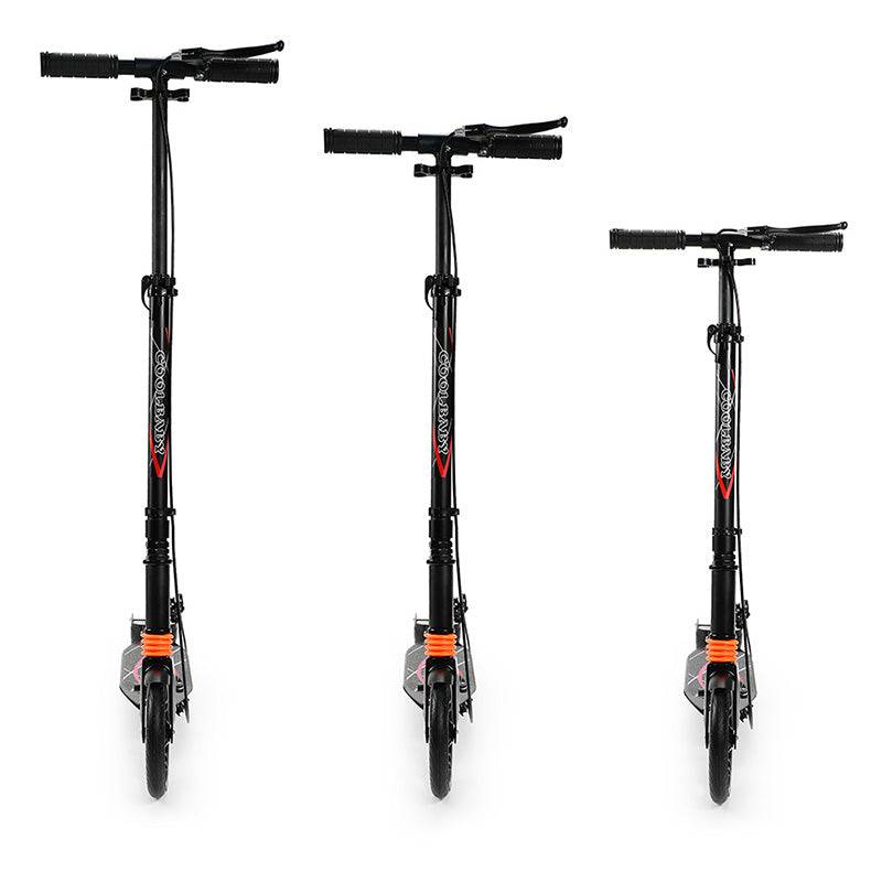 COOLBABY CRHB2-BLK Collapsible Scooter for Adults - COOL BABY