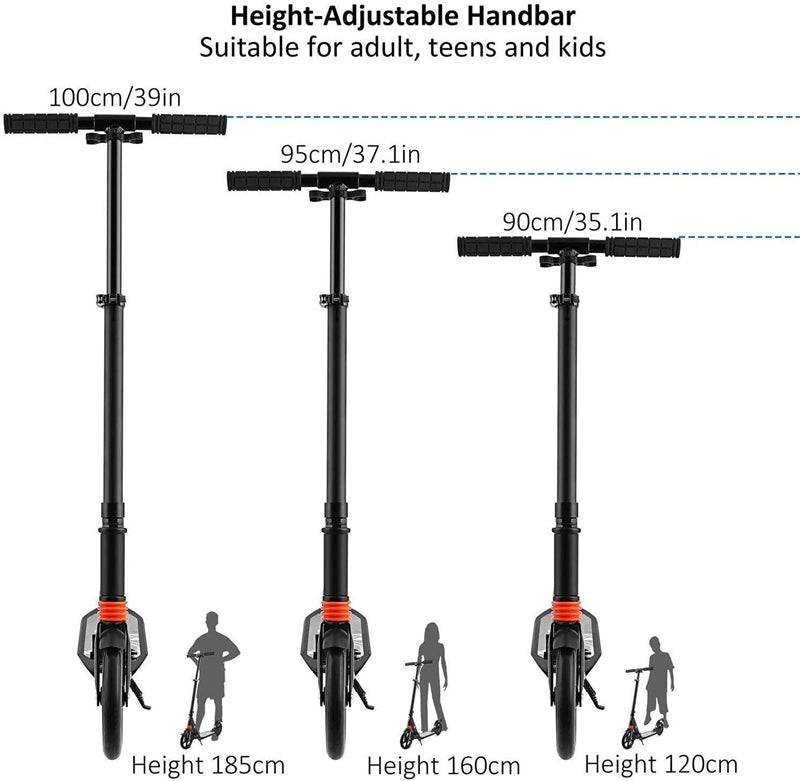 COOLBABY CS003 Premium Comfort Scooter with Adjustable Handlebar and Quick-Fold Mechanism - COOL BABY