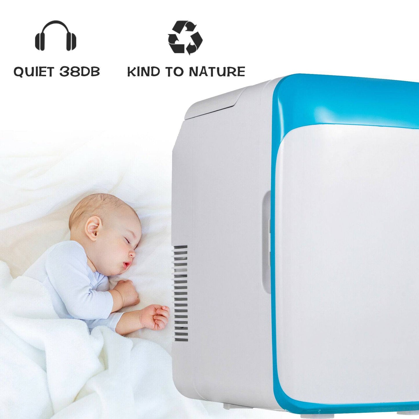 COOLBABY CZBX01 10L 10L Portable Mini Fridge - COOLBABY