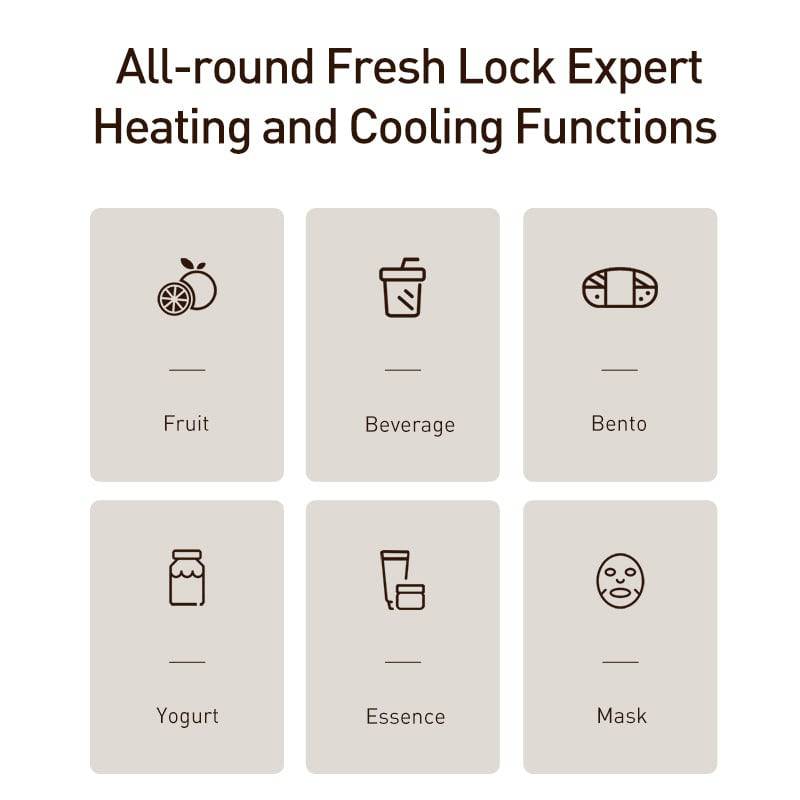 COOLBABY CZBX04 Versatile 8L Cooling and Heating Mini Fridge - COOLBABY