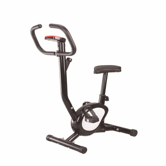 COOLBABY DGDC20 Fitness Unisex Adult BU-200 Upright Bike/exercise Bike For Home Gym/Grey, Compact - COOL BABY