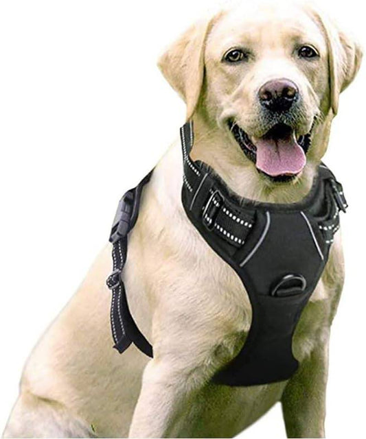 COOLBABY Dog Chest Strap Anti-pull Pet Chest Strap Adjustable Outdoor Pet Vest - COOLBABY