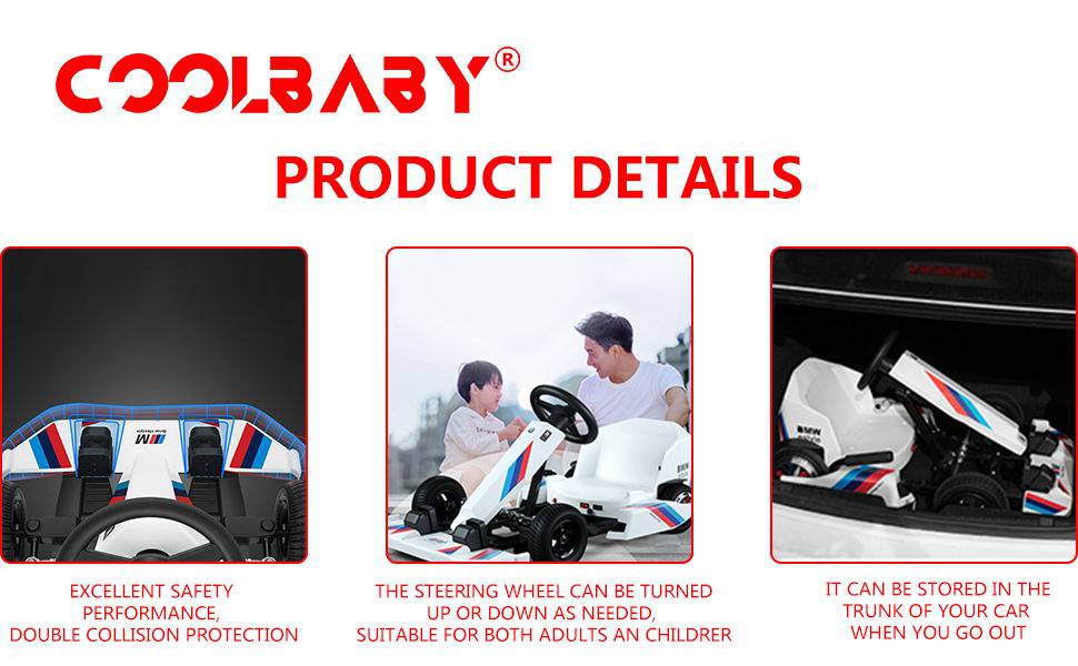 COOLBABY DP10-LHX Electric Go Kart - COOL BABY