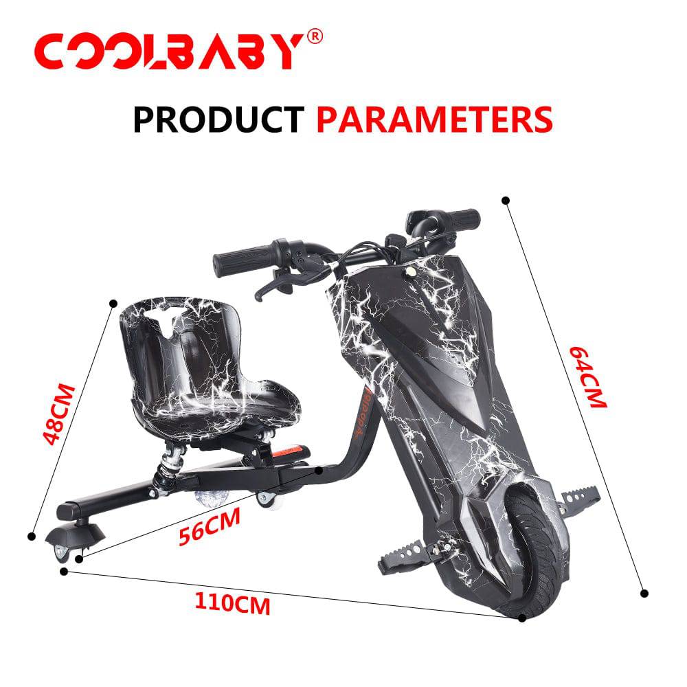 COOLBABY DP3DS 36V Electric Drift Scooter for Kids - COOL BABY