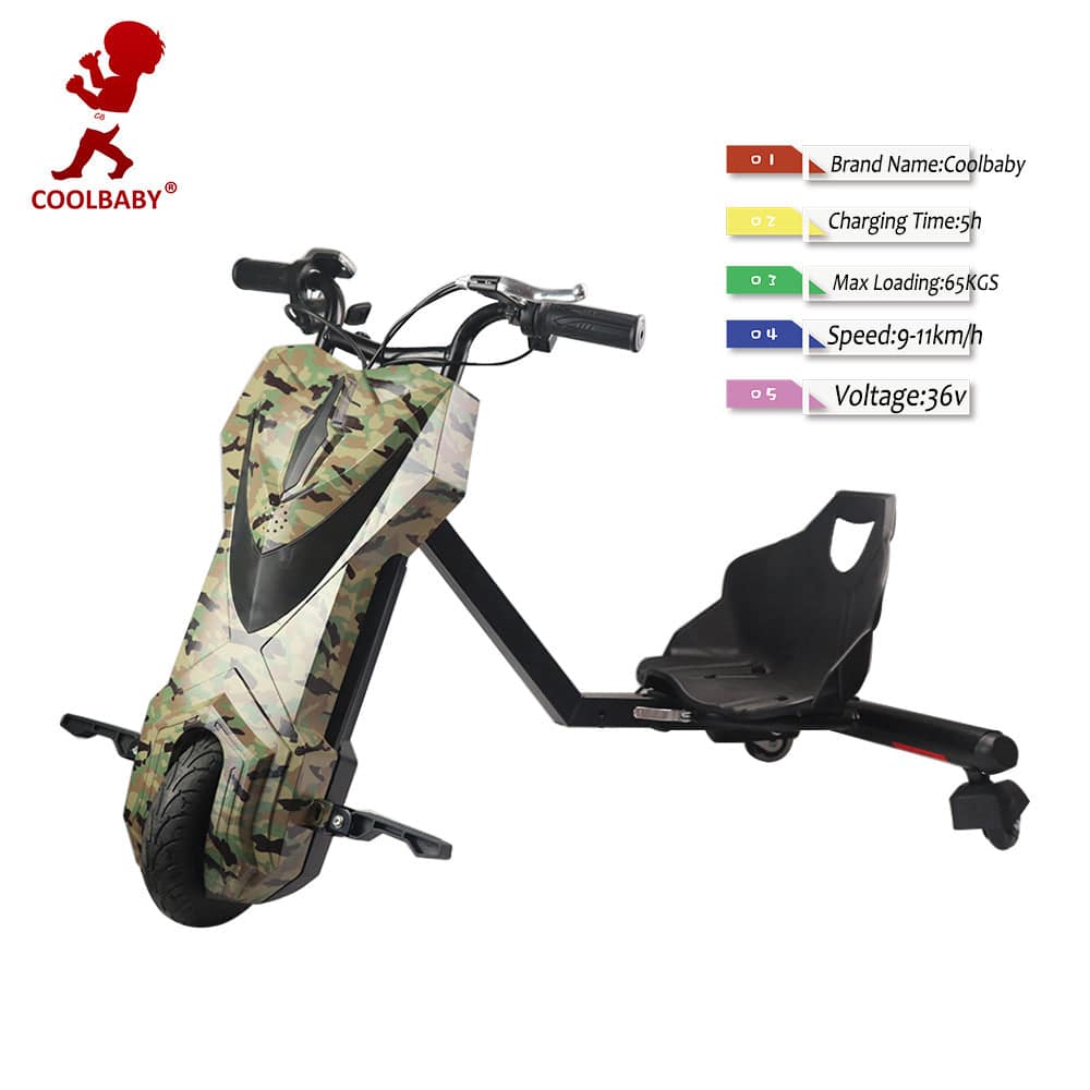 COOLBABY DP3DS 36V Electric Drifting Scooter with Bluetooth for kids - COOLBABY