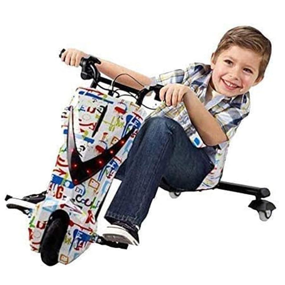 COOLBABY DP3DS Electric Drift Scooter with Unique Lean Steering for kids - COOL BABY