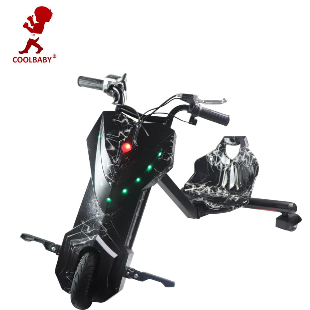 COOLBABY DP3DS Electric Drift Scooter with Unique Lean Steering for kids - COOL BABY