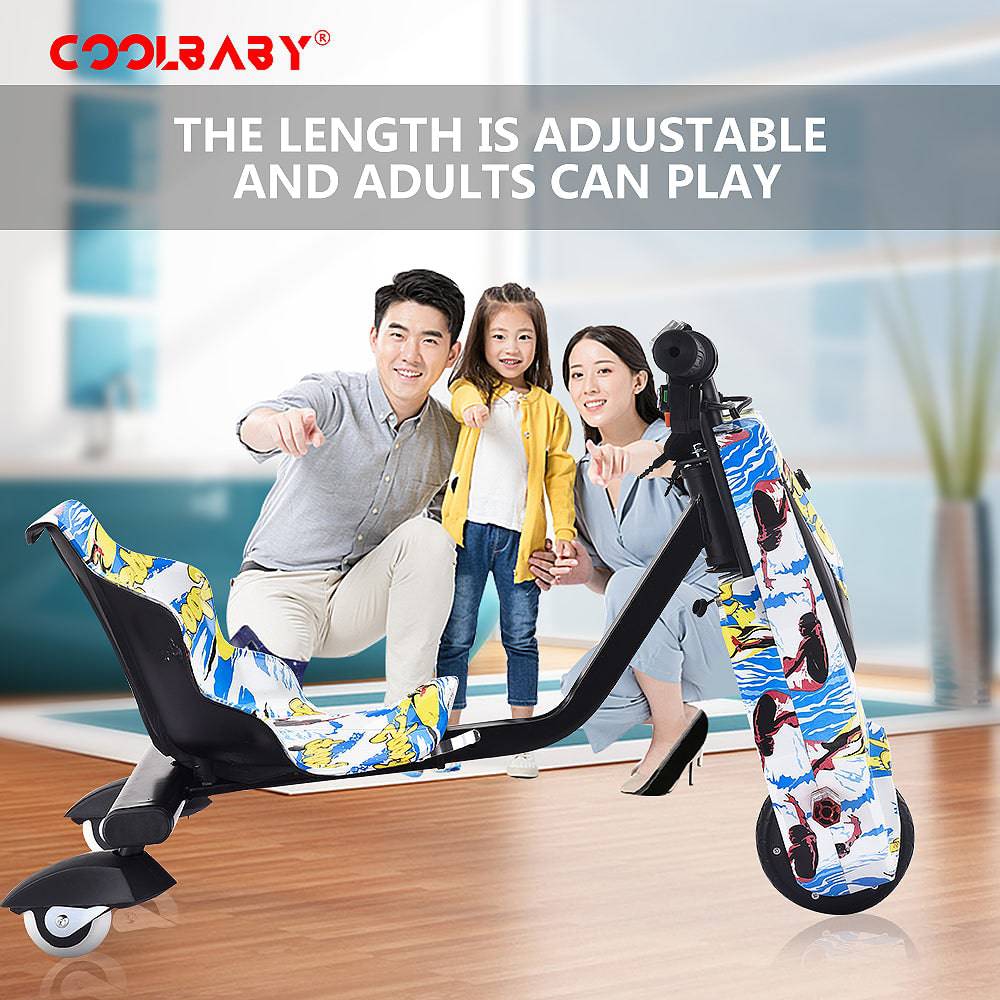 COOLBABY DP3S Mini Electric Drift Scooter for Kids - COOLBABY