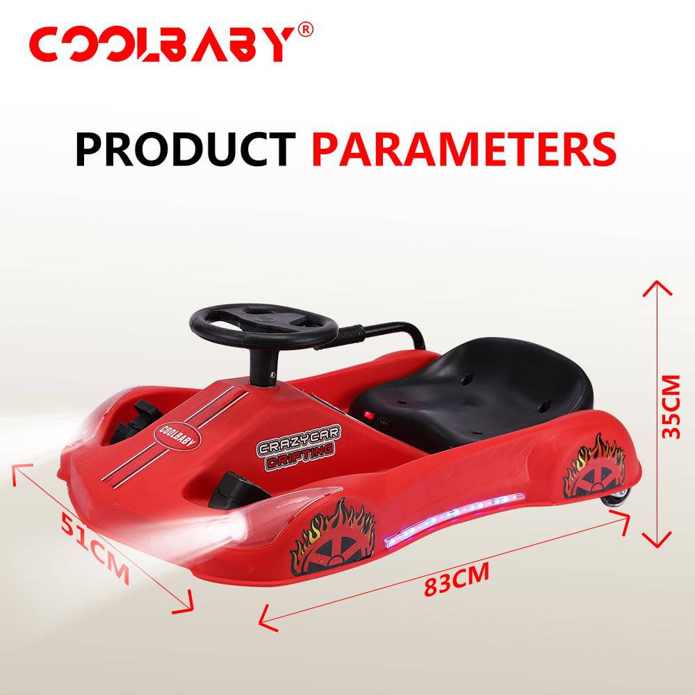 COOLBABY DP7A  3 Speed 36V Electric Scooter  Drifting Ride On Scooter Crazy Car For Kids Electric Scooter - COOL BABY