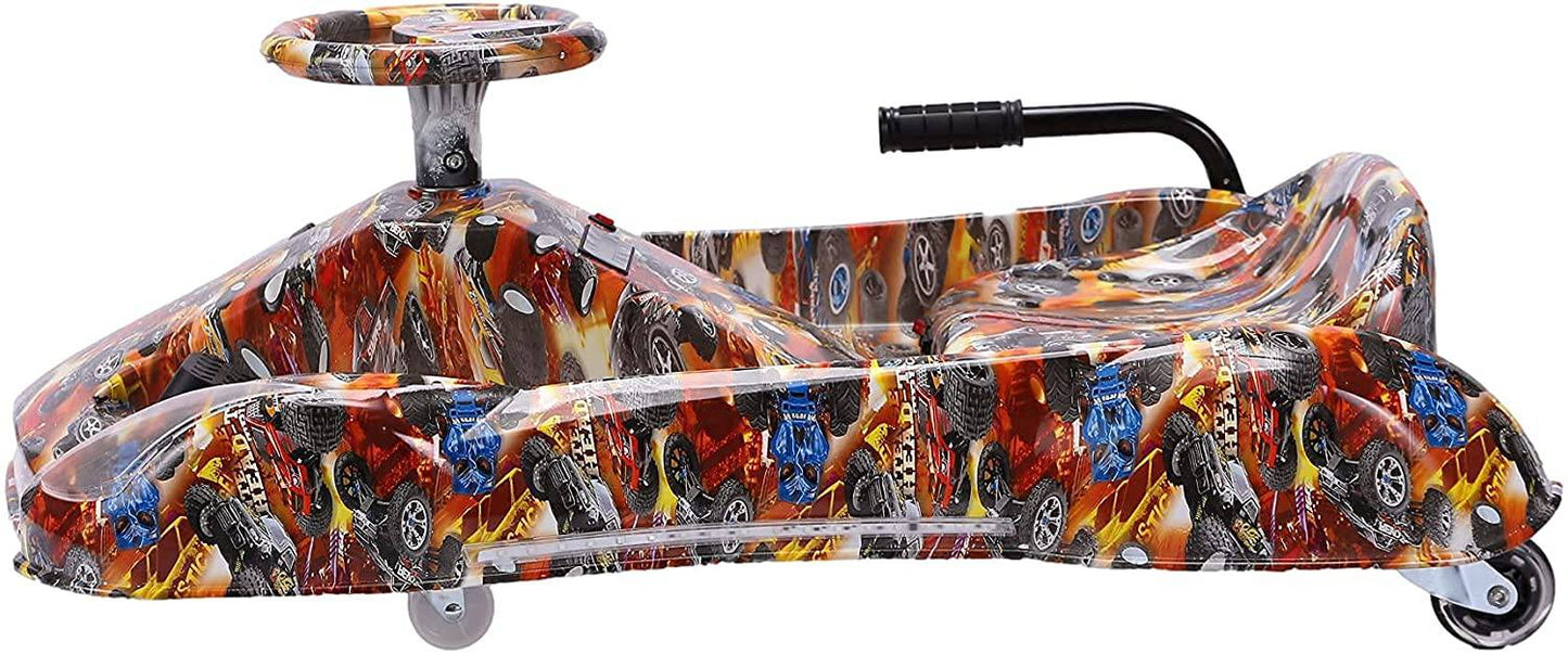 COOLBABY DP7ASZ-LHX 3 Speed 36V Electric 360 Spinning Drifting Ride On Scooter Crazy Car For Kids good gifts - COOLBABY