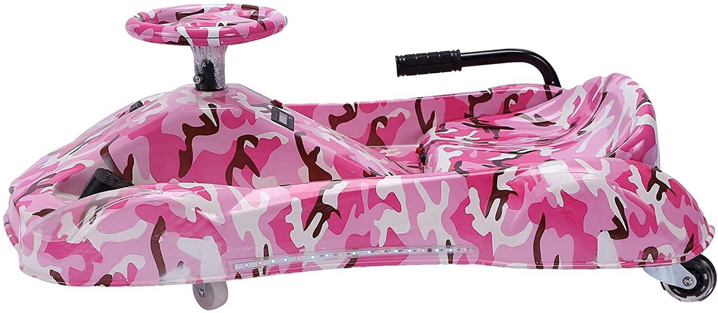 COOLBABY DP7ASZ-LHX 3 Speed 36V Electric 360 Spinning Drifting Ride On Scooter Crazy Car For Kids good gifts - COOLBABY