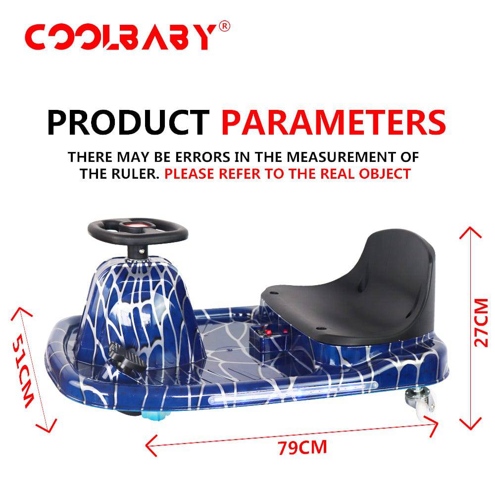 COOLBABY DP7H 36V Electric 360 Spinning Drifting Ride On Scooter - COOLBABY
