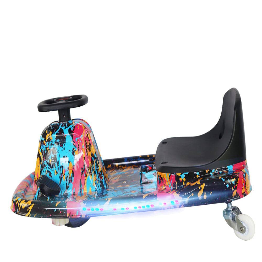 COOLBABY DP7H-LHX 3 Speed 36V Electric 360 Spinning Drifting Ride On Scooter Crazy Car For Kids good gifts - COOLBABY