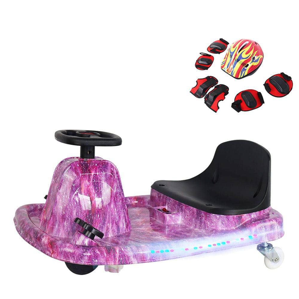 COOLBABY DP7H-LHX 3 Speed 36V Electric 360 Spinning Drifting Ride On Scooter Crazy Car For Kids good gifts - COOLBABY