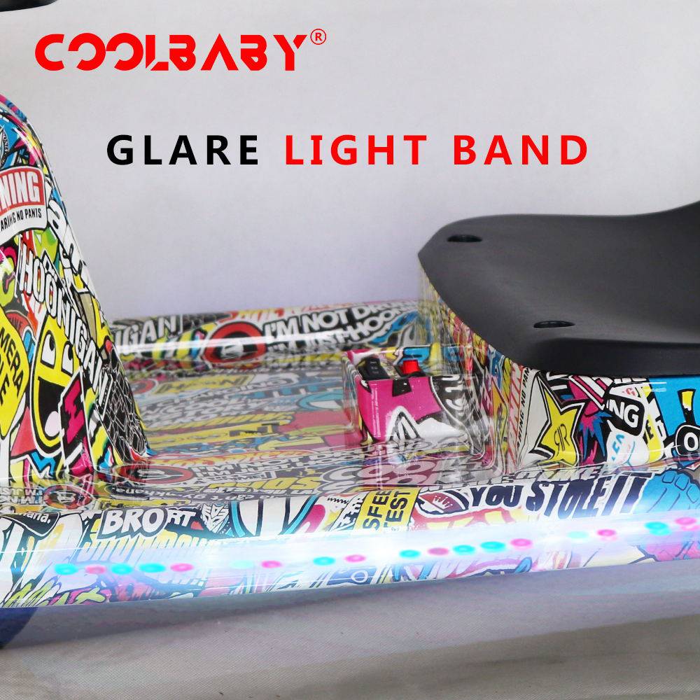 COOLBABY DP7H-LHX 3 Speed 36V Electric 360 Spinning Drifting Ride On Scooter Crazy Car For Kids good gifts - COOLBABY