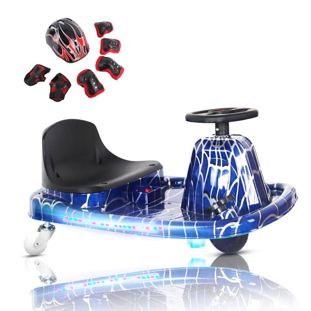 COOLBABY DP7H-LHX 3 Speed 36V Electric 360 Spinning Drifting Ride On Scooter Crazy Car For Kids good gifts - COOLBABY