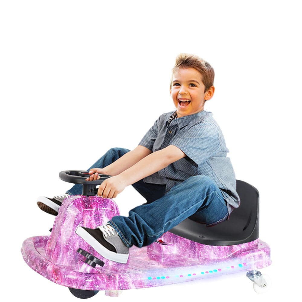 COOLBABY DP7H-LHX 3 Speed 36V Electric 360 Spinning Drifting Ride On Scooter Crazy Car For Kids good gifts - COOLBABY