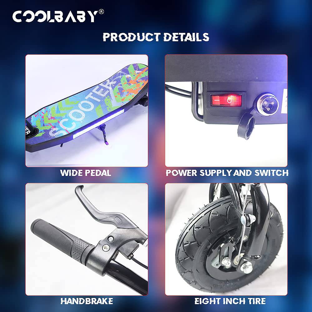 COOLBABY DP8 Adventure-Ready Electric Scooter - COOLBABY