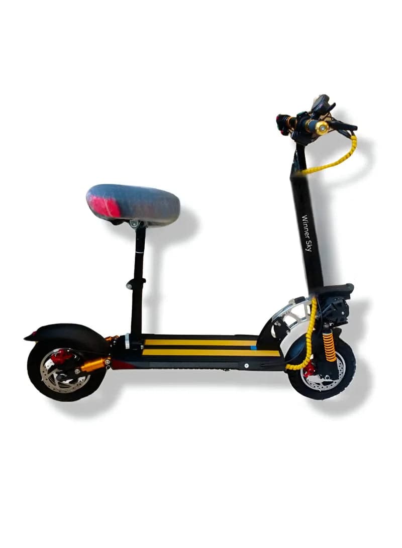COOLBABY Electric Scooter E10 Motor 1200W Battery 48V 13Ah Include Anti Theft Remote Control Full Foldable and Extra Smooth - COOLBABY
