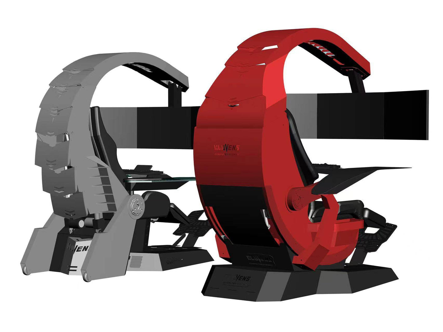 COOLBABY Elevate Your Gaming Experience with Zero Gravity Recline, Heat Massage, RGB LED, and Foot Rest - Ultimate PC Gamer Chair - COOLBABY