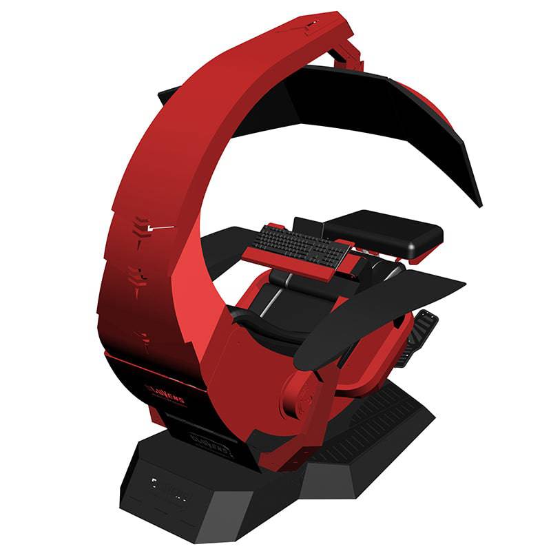 COOLBABY Elevate Your Gaming Experience with Zero Gravity Recline, Heat Massage, RGB LED, and Foot Rest - Ultimate PC Gamer Chair - COOLBABY
