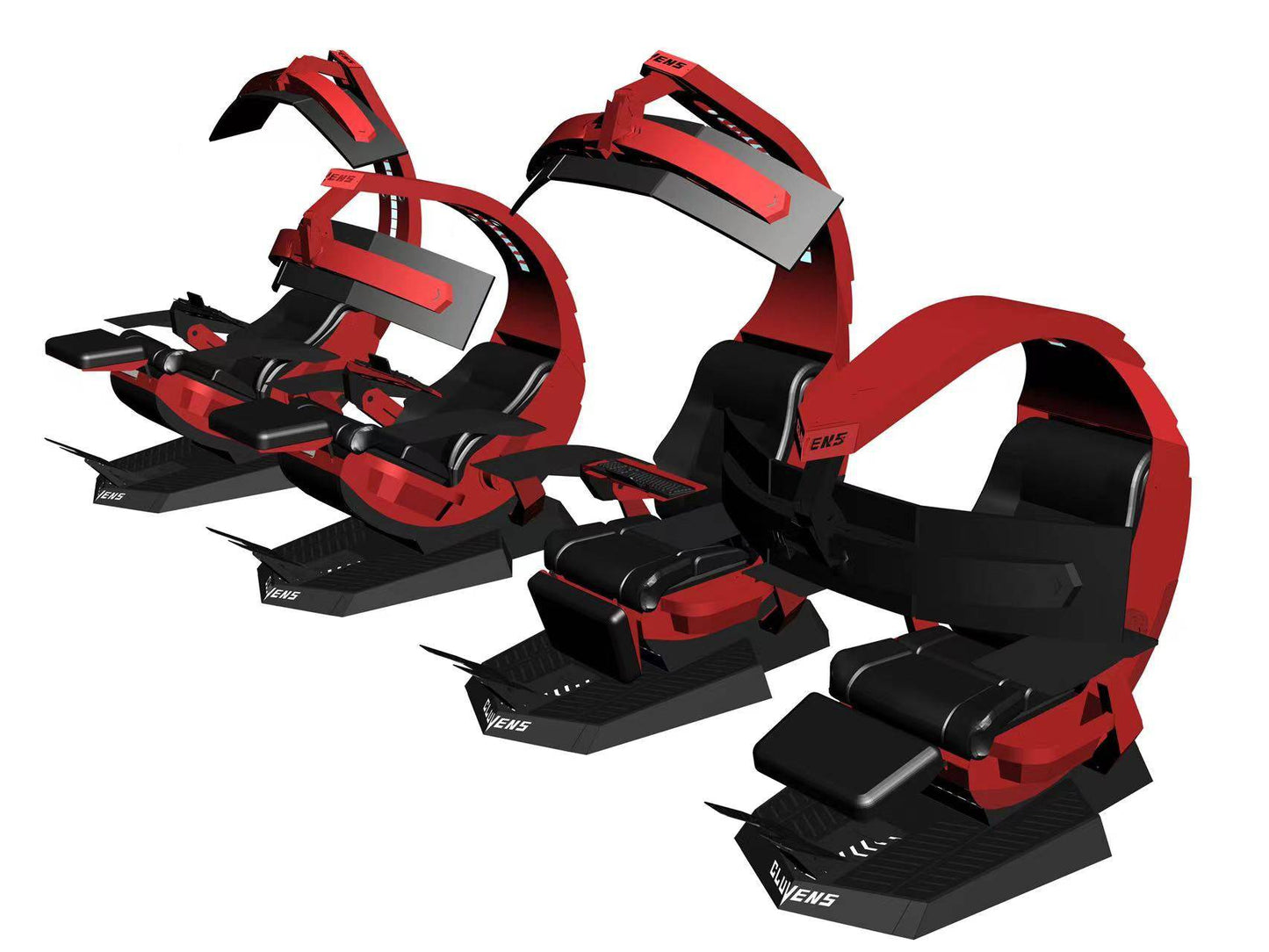 COOLBABY Elevate Your Gaming Experience with Zero Gravity Recline, Heat Massage, RGB LED, and Foot Rest - Ultimate PC Gamer Chair - COOLBABY