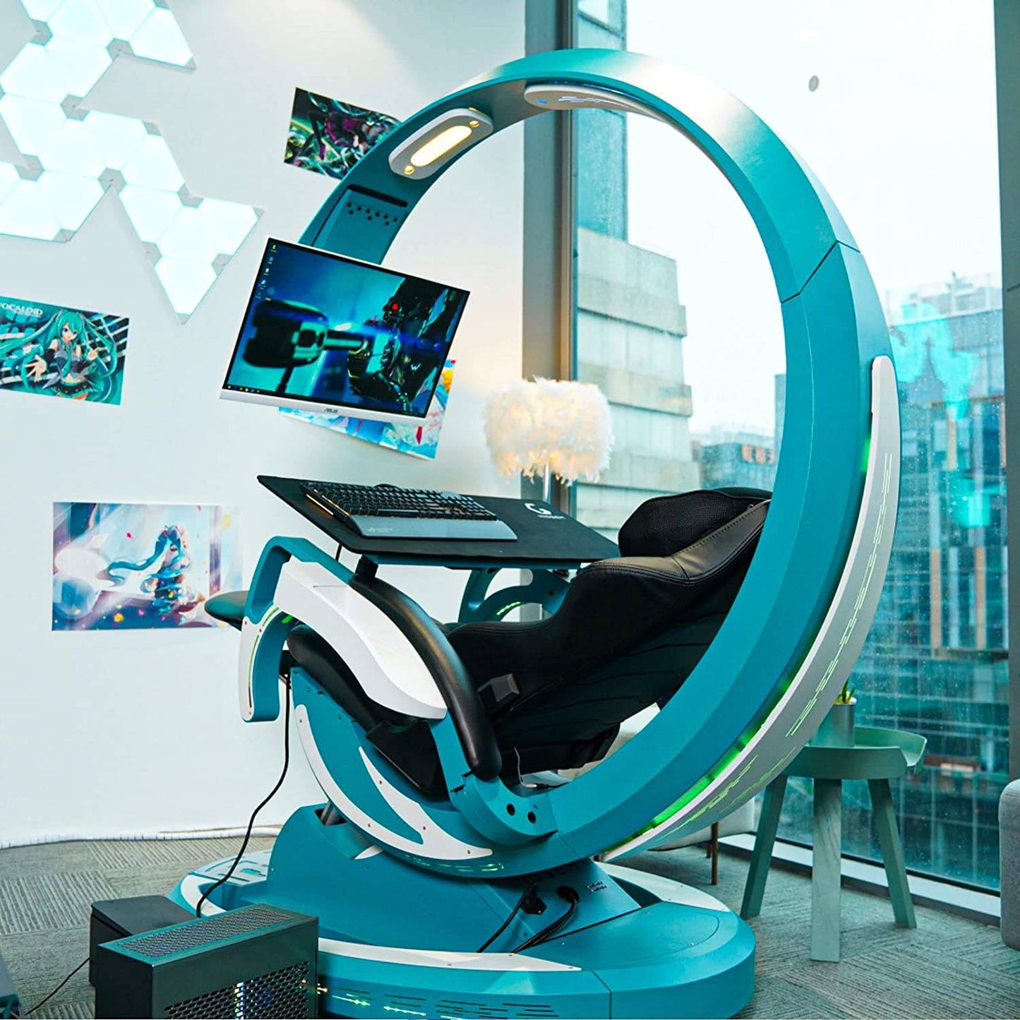 COOLBABY Ergonomic Gaming Chair: Elevate Your Experience with Zero Gravity Comfort and Futuristic Space Capsule Design. - COOLBABY