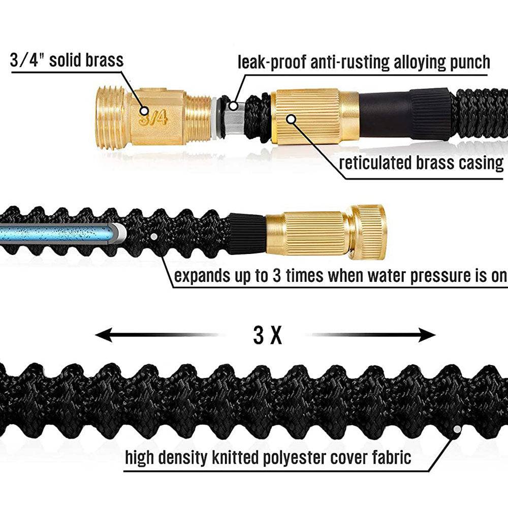 COOLBABY Expandable Garden Hose with 10 Function Nozzle - COOLBABY