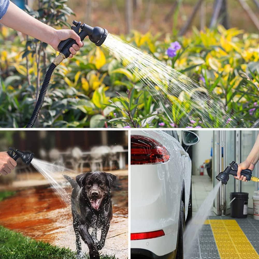 COOLBABY Expandable Garden Hose with 10 Function Nozzle - COOLBABY