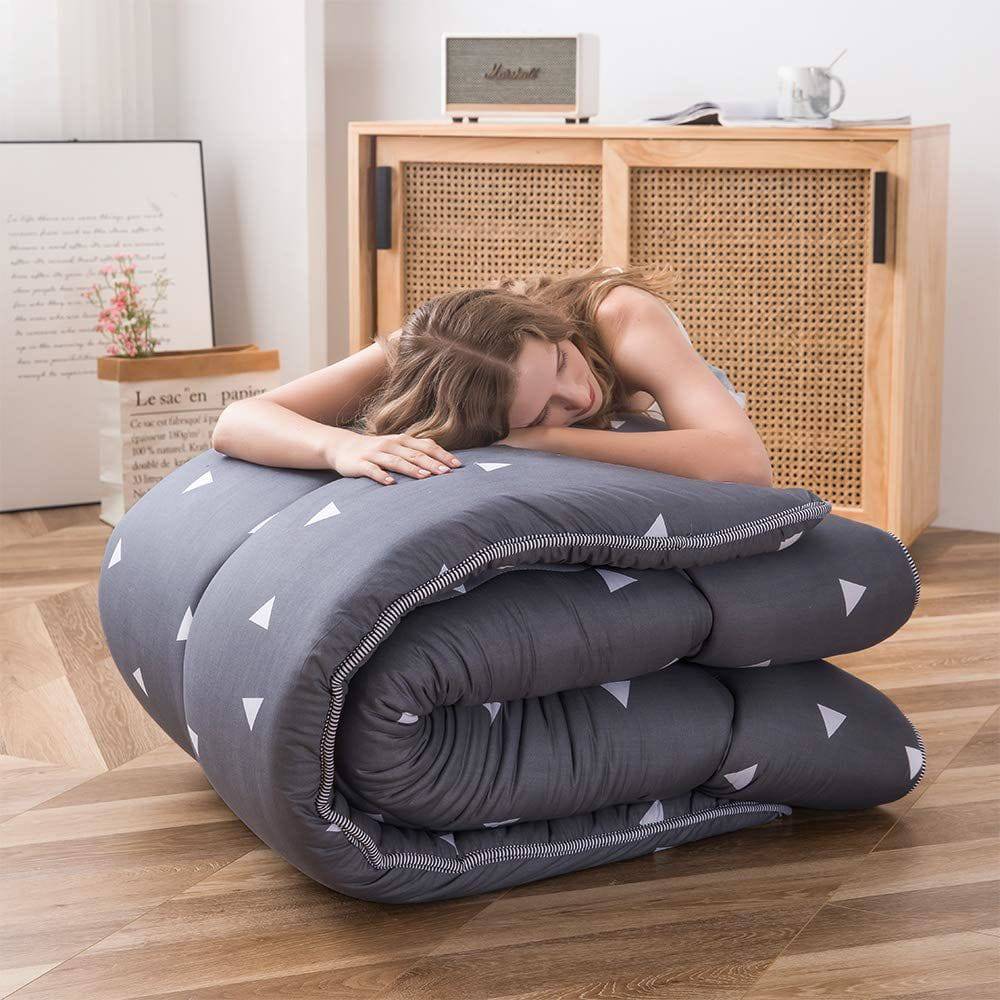 COOLBABY Floor Mattress Futon Mattress Roll Up Camping Mattress Tatami Mat, 200CM*150CM - COOLBABY