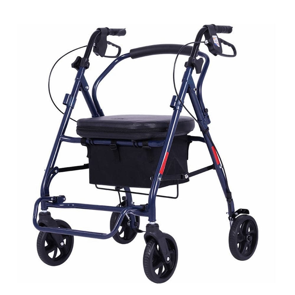 Elderly stroller with store seat