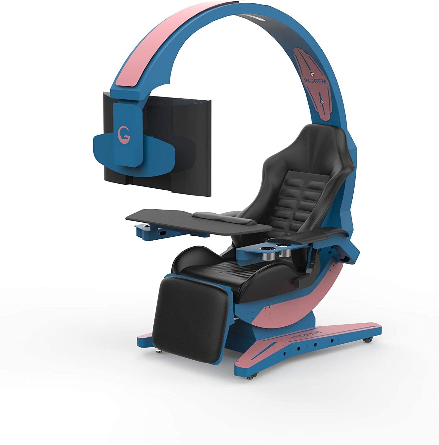 COOLBABY Gaming Station Cabin, Elevate Your Home Gaming Experience with the Ultimate Computer Cockpit and Happy Chair - COOLBABY