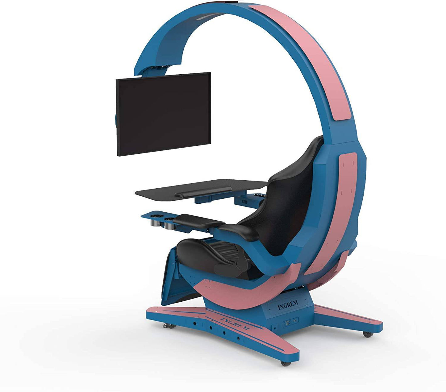 COOLBABY Gaming Station Cabin, Elevate Your Home Gaming Experience with the Ultimate Computer Cockpit and Happy Chair - COOLBABY