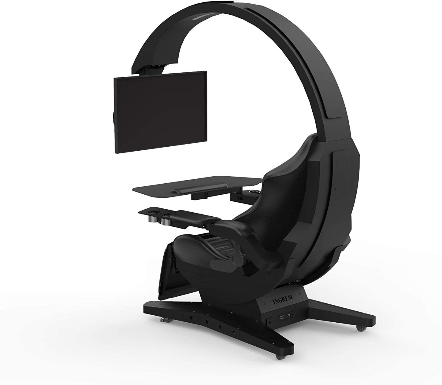 COOLBABY Gaming Station Cabin, Elevate Your Home Gaming Experience with the Ultimate Computer Cockpit and Happy Chair - COOLBABY
