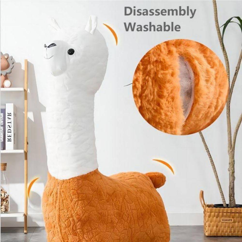 COOLBABY Giant Alpaca With Detachable Wheels Children's Riding Toy Load-Bearing 200KG - COOLBABY