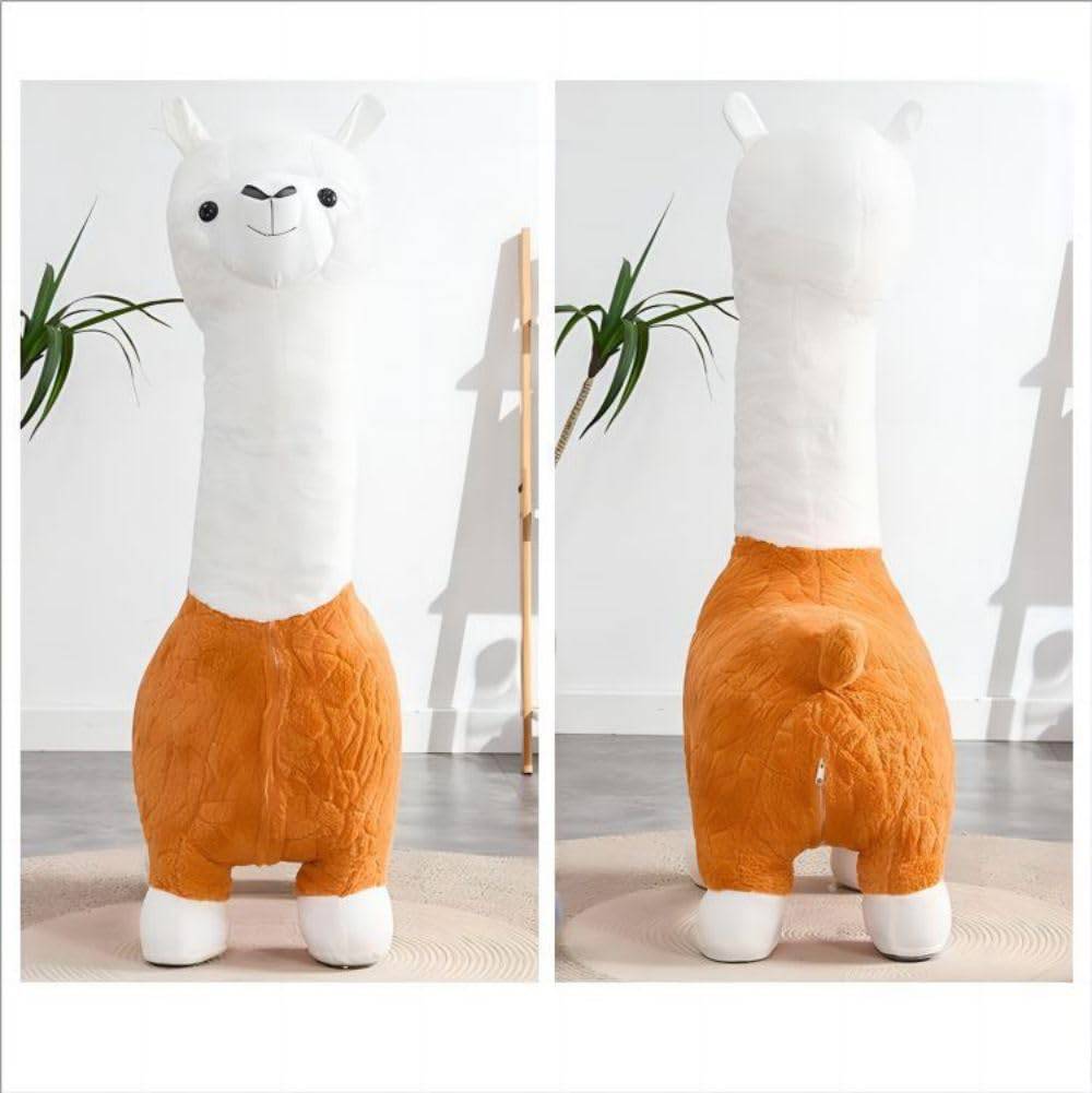 COOLBABY Giant Alpaca With Detachable Wheels Children's Riding Toy Load-Bearing 200KG - COOLBABY