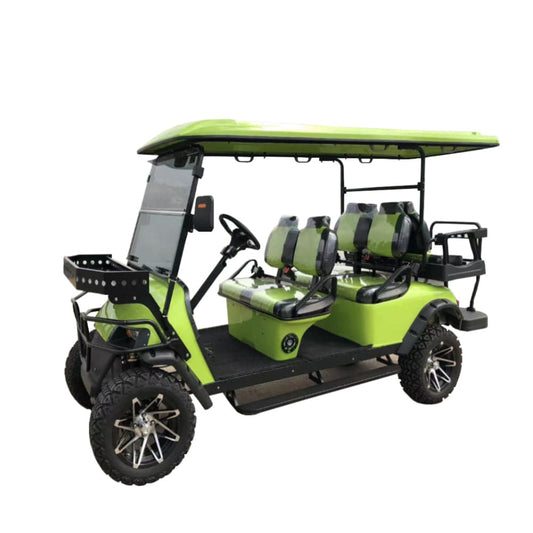 COOLBABY GRF04-6R-LHX 6-Person Off-Road Golf Cart and Electric Tourist Car - COOLBABY