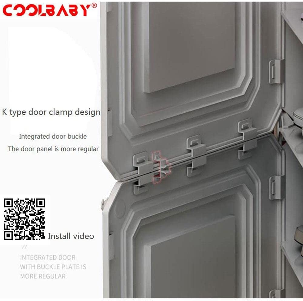 COOLBABY Household Shoe Cabinet,24 Pairs Portable Rack Organiser, Multiplayer - COOLBABY