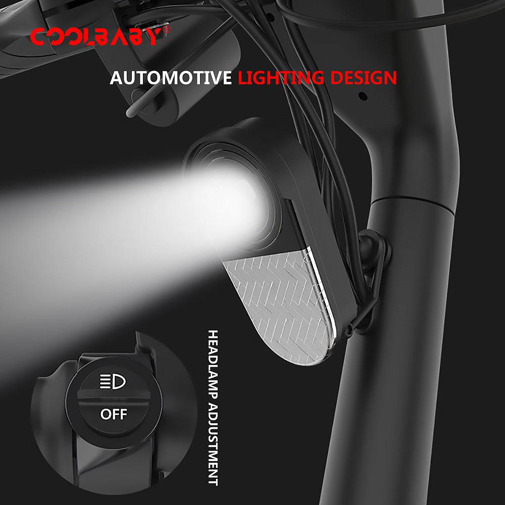 COOLBABY HXH1 Versatile Electric Bike with LCD Display - COOLBABY