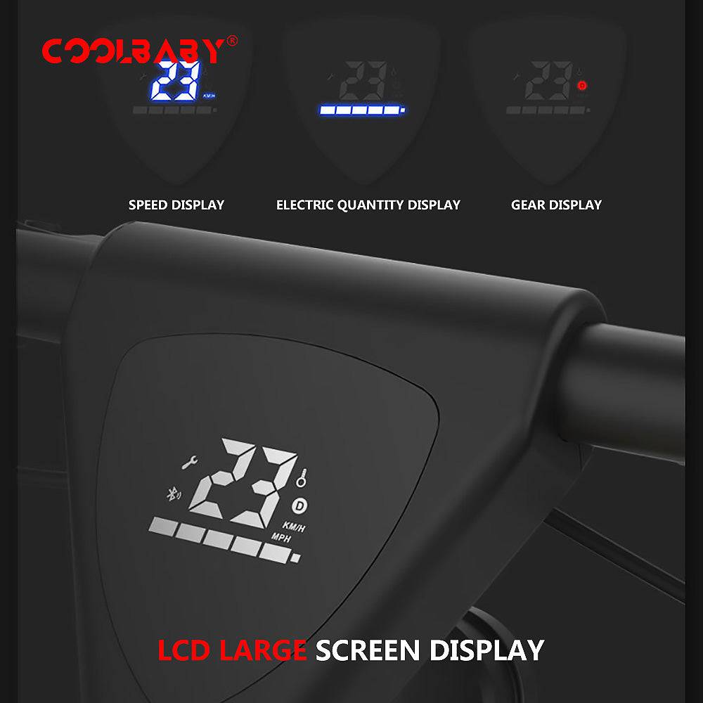 COOLBABY HXH1 Versatile Electric Bike with LCD Display - COOLBABY