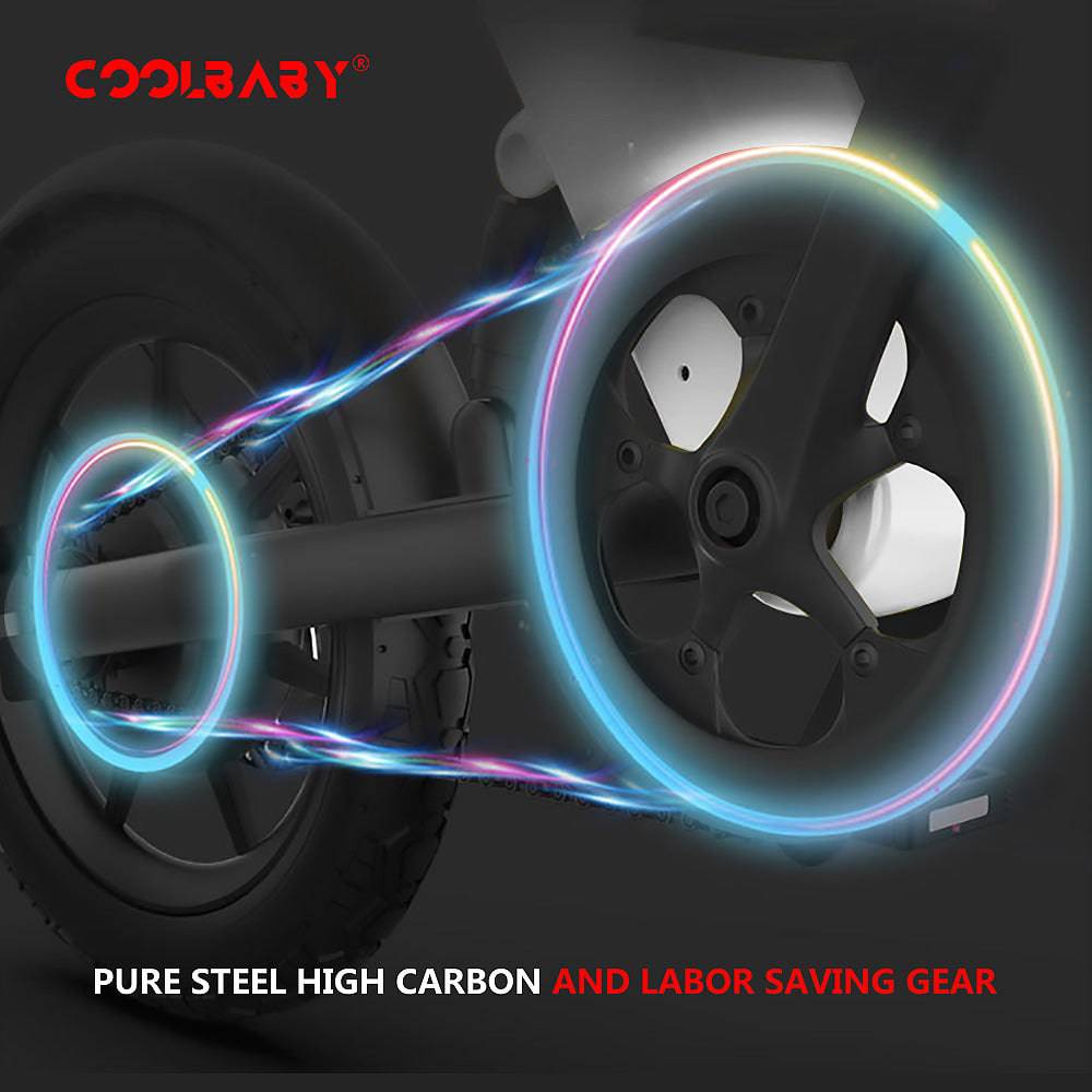 COOLBABY HXH1 Versatile Electric Bike with LCD Display - COOLBABY