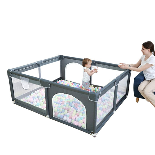 COOLBABY Indoor Baby Playpen - Toddler Safety Fence and Crawling Playground - COOLBABY