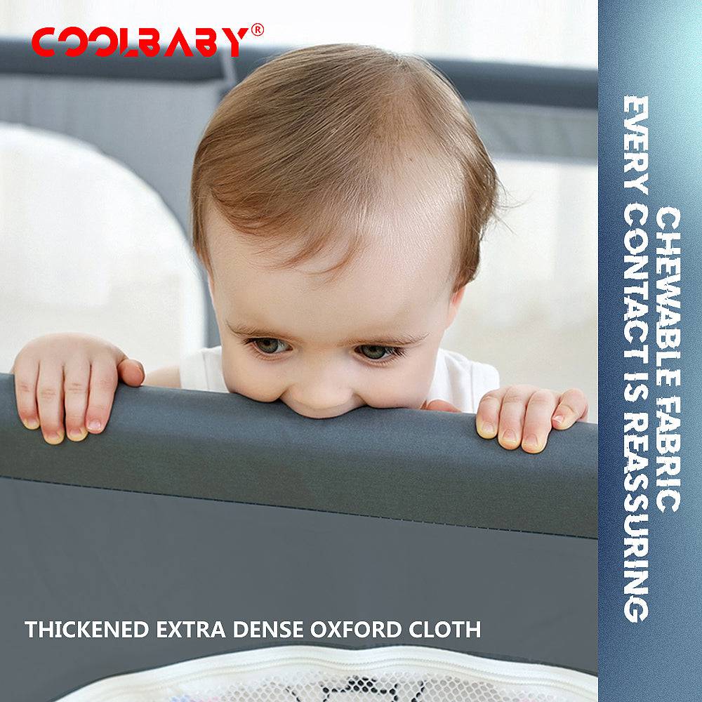 COOLBABY Indoor Baby Playpen - Toddler Safety Fence and Crawling Playground - COOLBABY